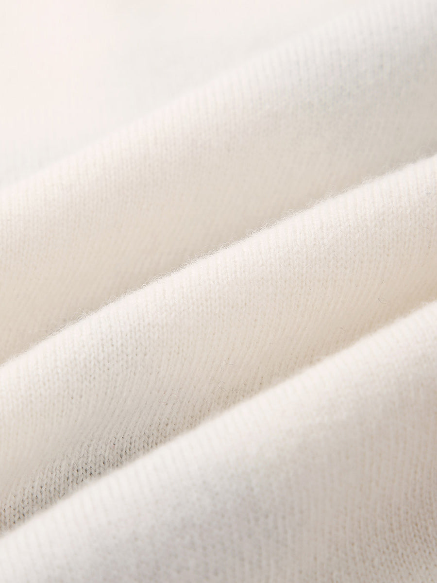 COMOBOCA 100% Wool Kids' Cozy Christmas Knit Sweater