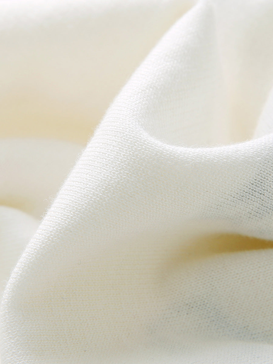 COMOBOCA Women's Embroidered Short Sleeve Knit Top