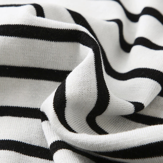 COMOBOCA Women's Striped Button-Up Cardigan