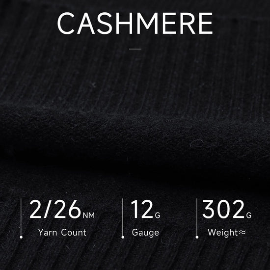 COMOBOCA 100% Cashmere Men's V-Neck Sweater