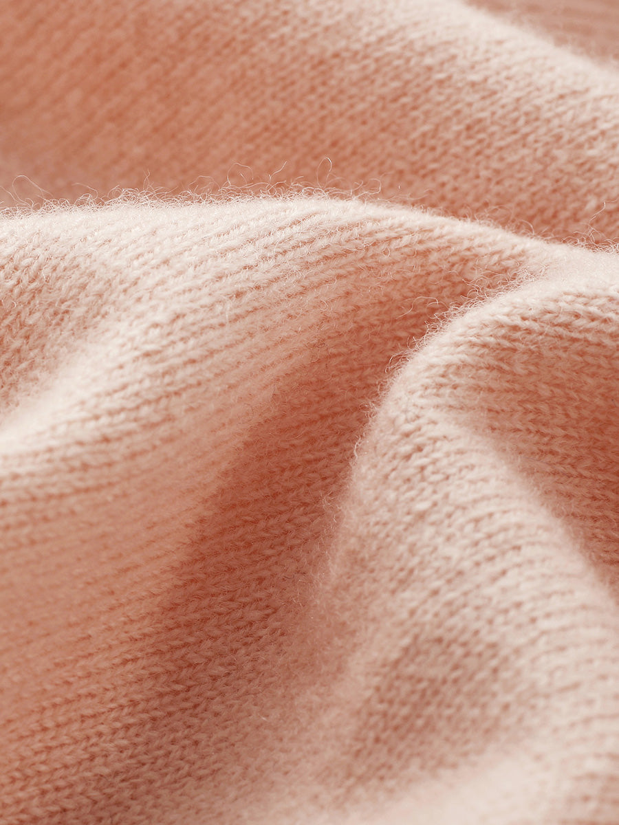 COMOBOCA 100% Wool Kids' Colorful Heart Shaped Buttons Cardigan