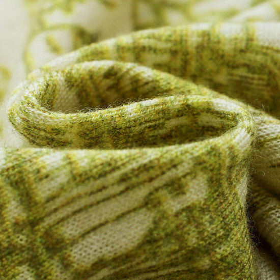 COMOBOCA Women's Cityscape Print Knit Sweater