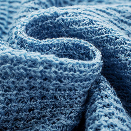 COMOBOCA Women's Tie-Neck Textured Knit Cap Sleeve Top