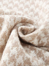 COMOBOCA 100% Cashmere Houndstooth Patterned Scarf
