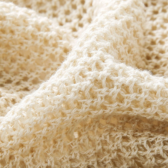 COMOBOCA Women's Sheer Mesh Knit Cap Sleeve Top with Side Slit