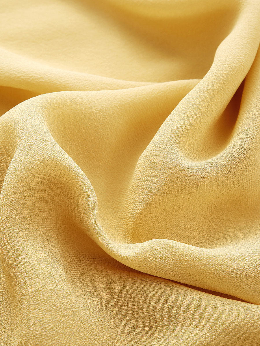 COMOBOCA 100% Mulberry Silk Women's Bow Tie Blouse