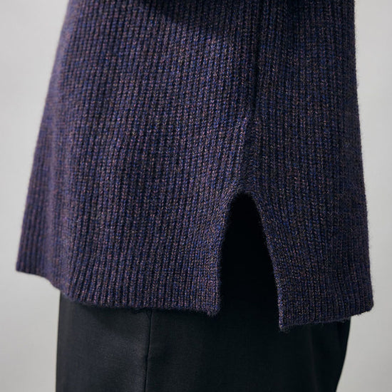 COMOBOCA 100% Cashmere Women's Ribbed Turtleneck Sweater