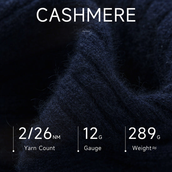 COMOBOCA 100% Cashmere Women's V-Neck Cable Knit Sweater