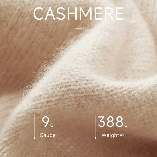 COMOBOCA 100% Cashmere Women's Sailor Collar Cable Knit Cardigan