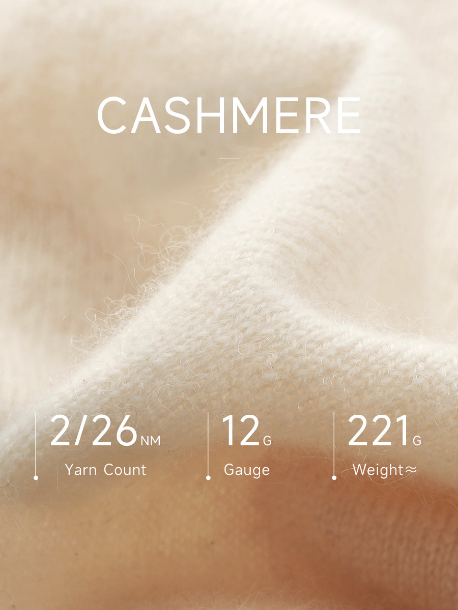 COMOBOCA 100% Cashmere Women's Embroidered Button-Front Cardigan