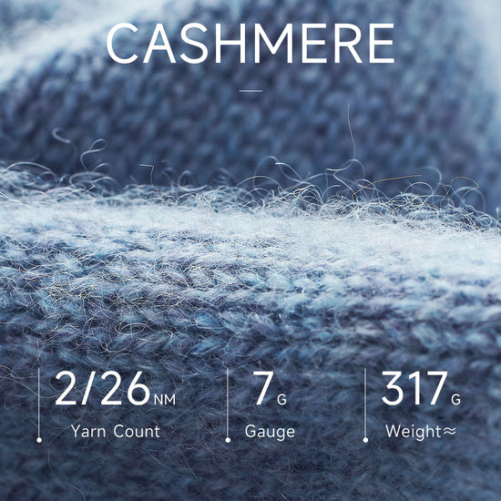 COMOBOCA 100% Cashmere Women's Fair Isle Mock Neck Sweater