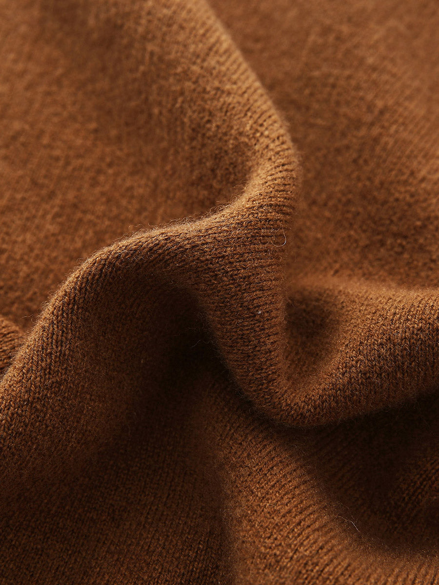 COMOBOCA 100% Wool Women's Button-Down Knit Vest