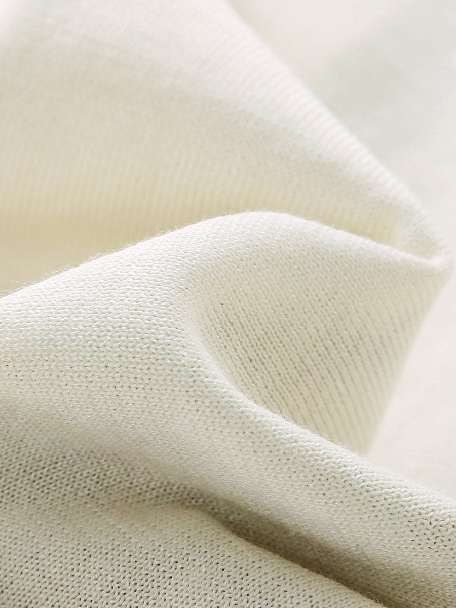 COMOBOCA Women's Printed Panel Knit Cardigan