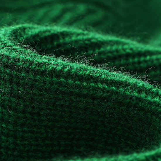 COMOBOCA 100% Wool Kids' Ribbed Zip Up Hooded Cardigan