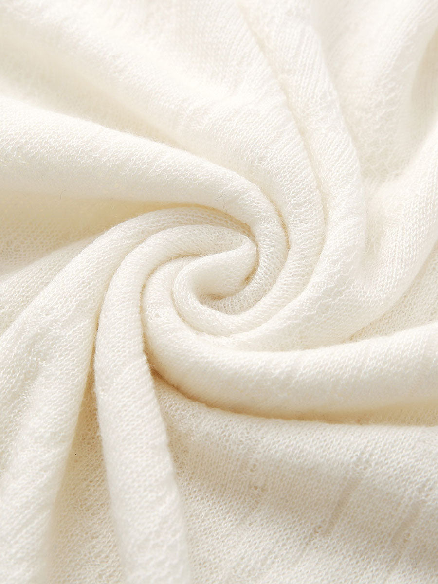 COMOBOCA Women's Round Neck Knit Sweater