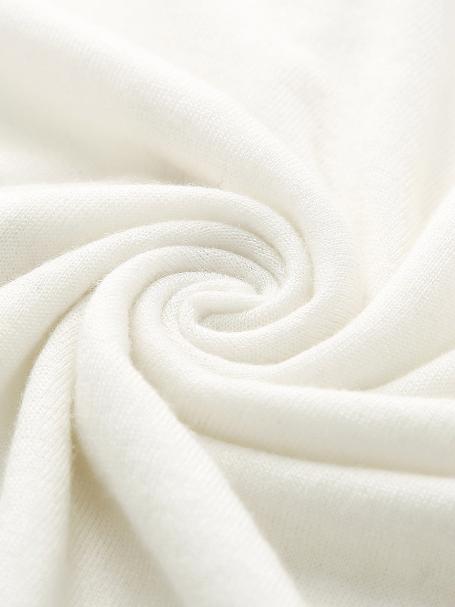 COMOBOCA Women's Button-Up Cardigan with Cable Knit Detail