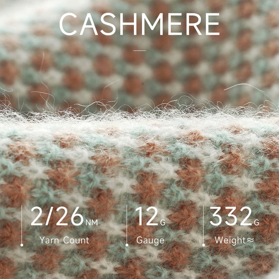 COMOBOCA 100% Cashmere Women's Textured Knit Zip Up Cardigan