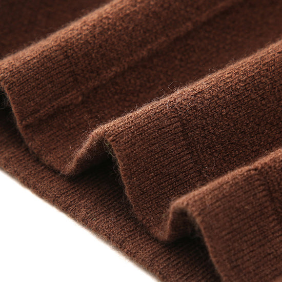 COMOBOCA 100% Wool Women's Wide Leg Pants with Drawstring