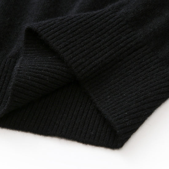 COMOBOCA 100% Cashmere Women's Button-Accent Sweater