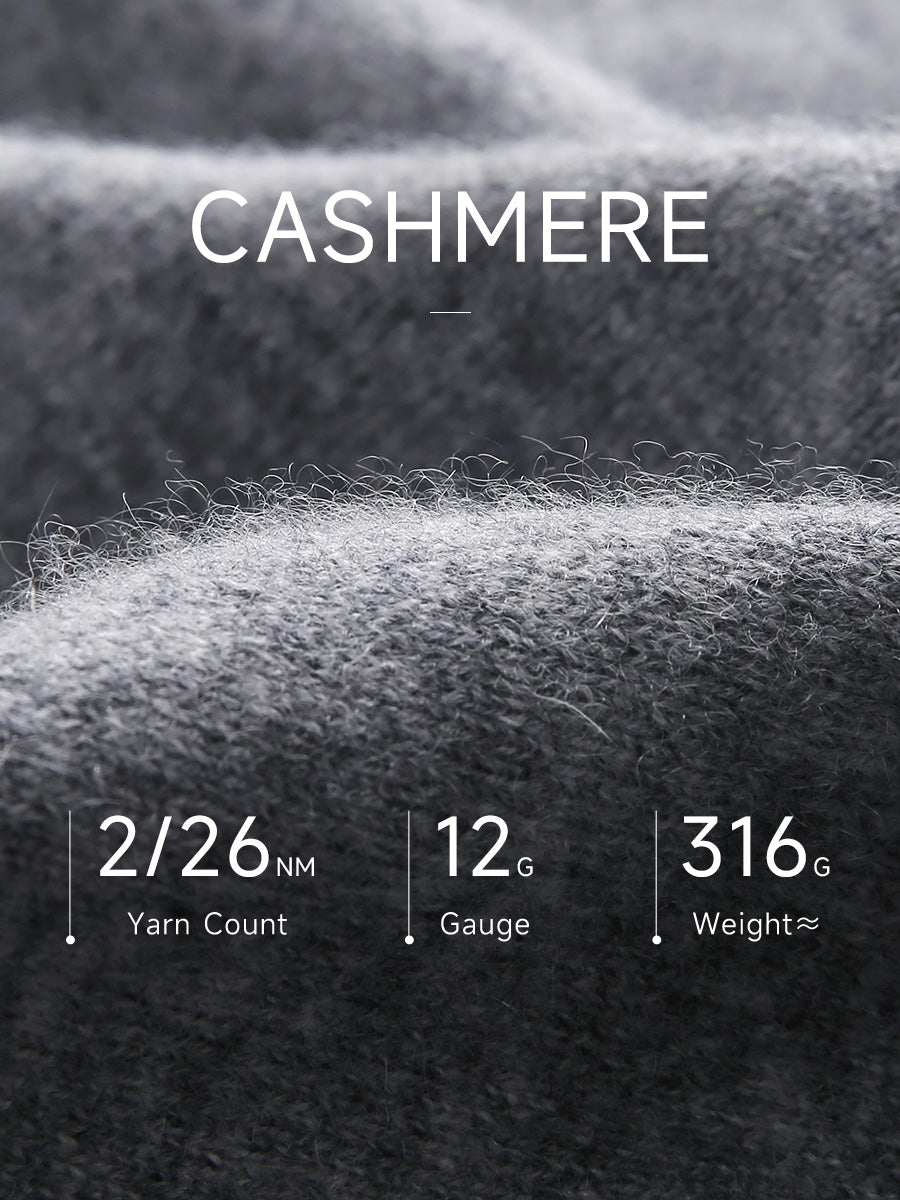 COMOBOCA 100% Cashmere Women's Cable Knit Button Front Cardigan