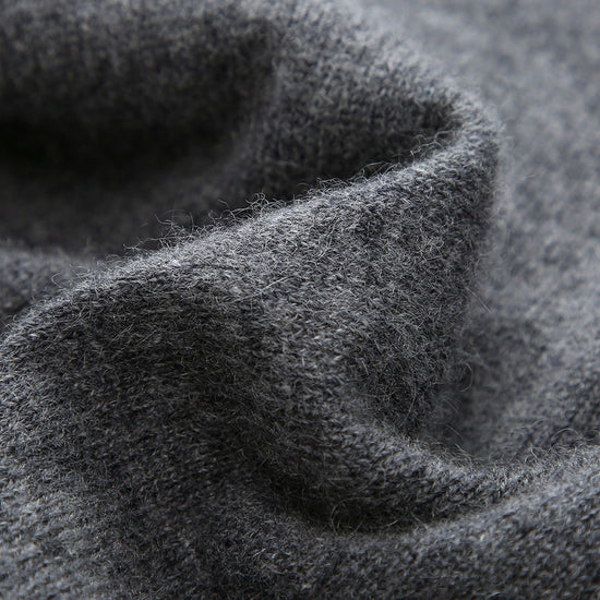 COMOBOCA 100% Cashmere Women's Contrast-Trim Pocket Cardigan