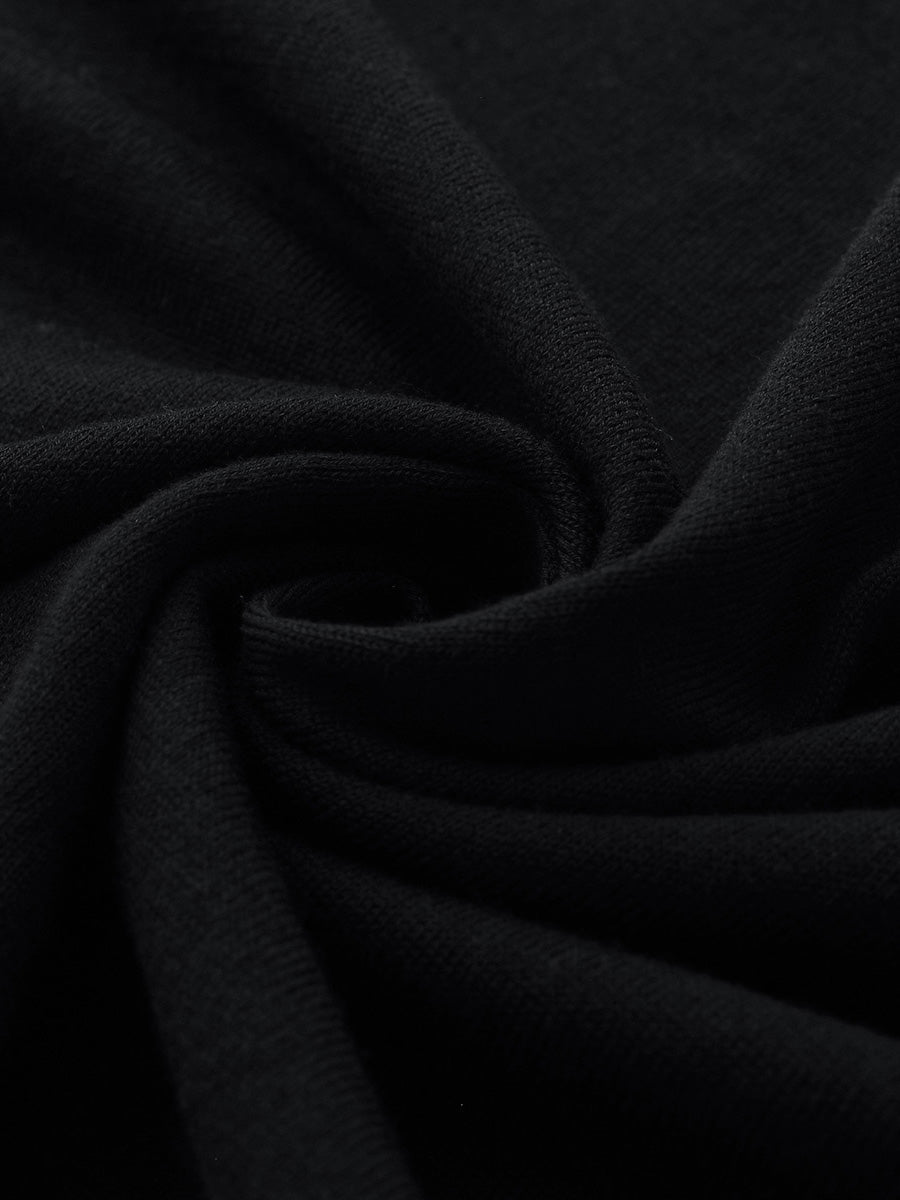 COMOBOCA Women's Contrast Trim Knit T-Shirt