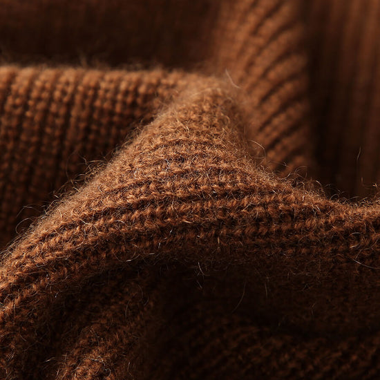 COMOBOCA 100% Cashmere Women's Hooded Double-Head Zipper Vest