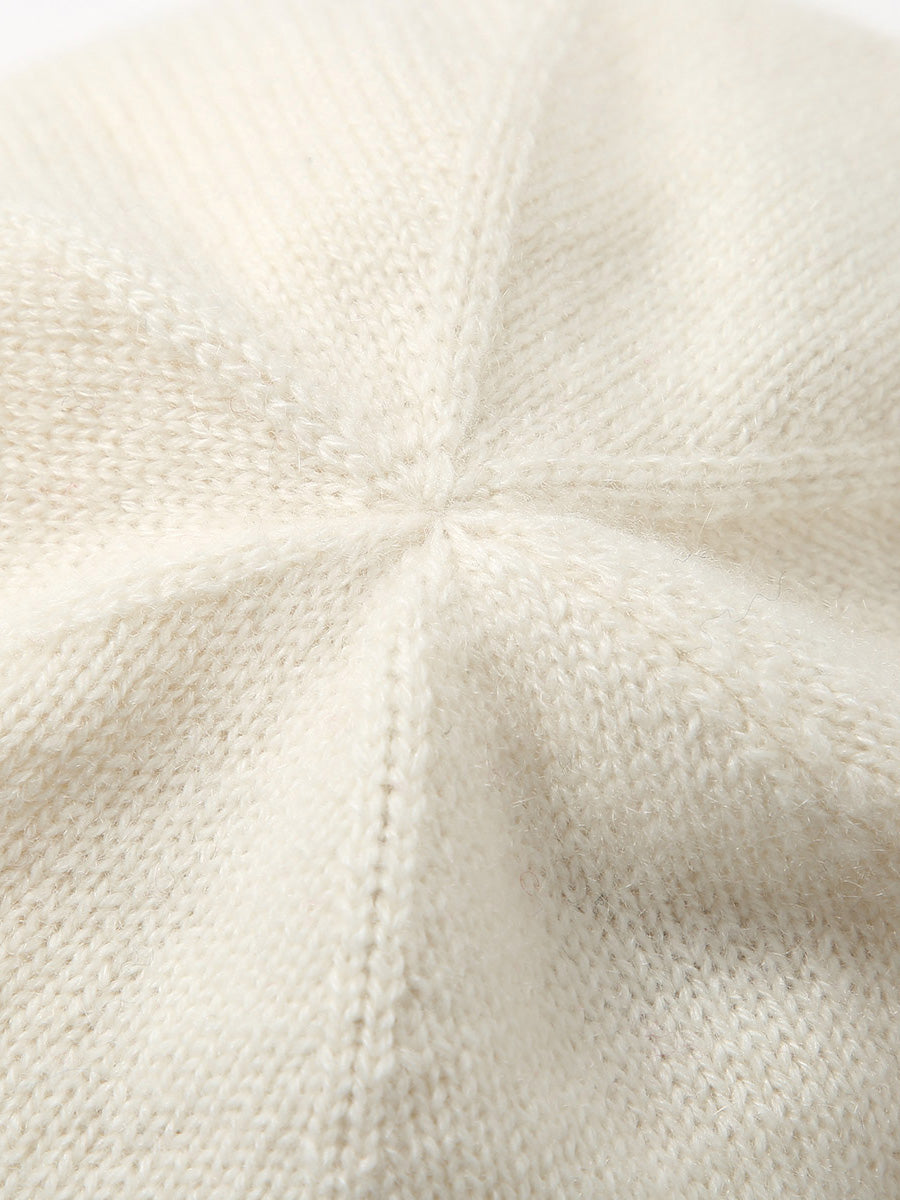 COMOBOCA 100% Cashmere Classic Slouchy Beanie