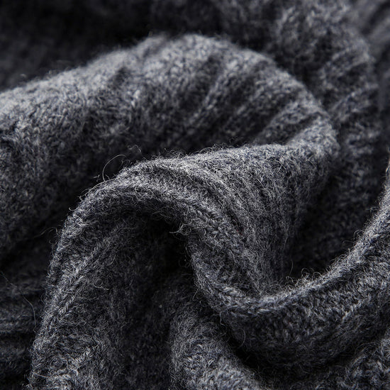 COMOBOCA 100% Wool Women's Cardigan Long Knit Coats with Pockets