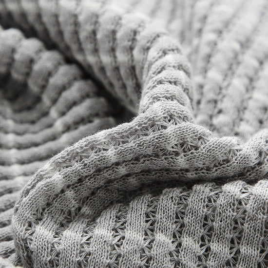 COMOBOCA Women's Striped Knit Pullover Sweater