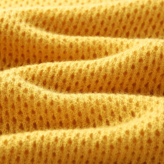 COMOBOCA 100% Cashmere Women's Breathable Mesh Sweater