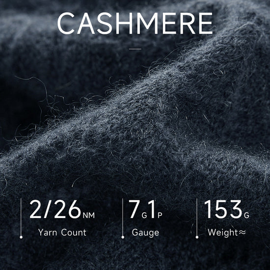 COMOBOCA 100% Cashmere Women's Openwork Round Neck Knit Sweater