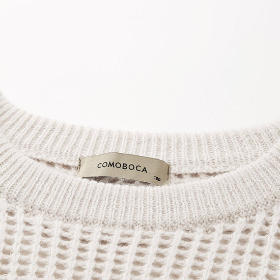 COMOBOCA 100% Wool Women's Ribbed Knit Sweater