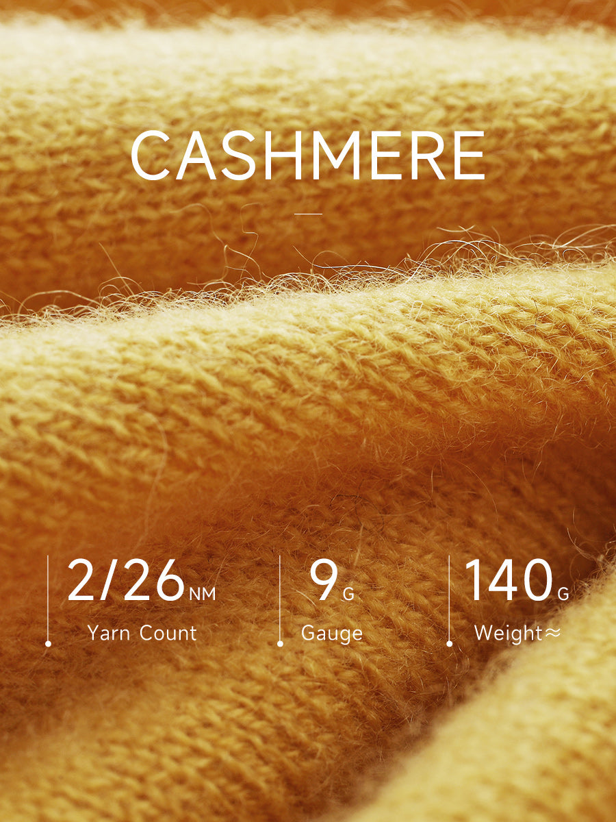 COMOBOCA 100% Cashmere Women's Embroidered Logo Short Sleeve Sweater