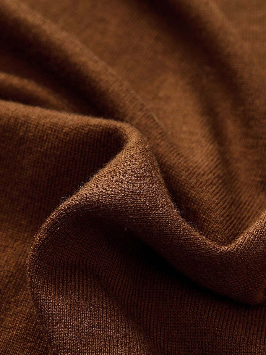 COMOBOCA 100% Wool Worsted Women's Elegant Sweater