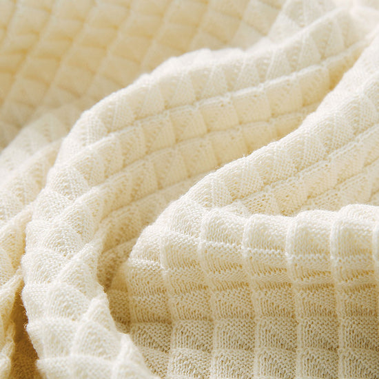 COMOBOCA Women's Waffle Knit Cap Sleeve T-Shirt with Sheer Yoke