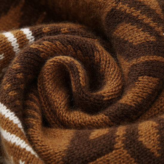 COMOBOCA 100% Wool Women's Vintage Fair Isle Knit Vest