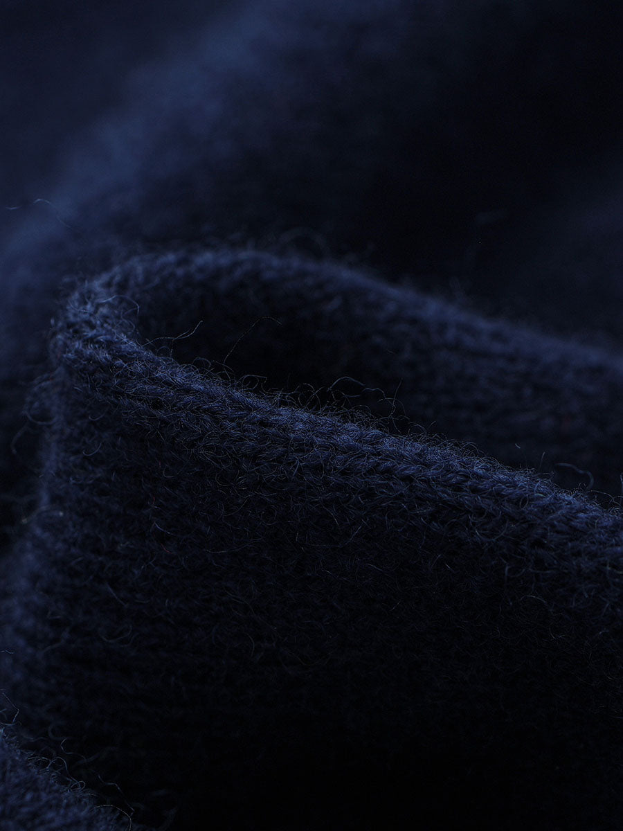 COMOBOCA 100% Wool Kids' Christmas Stocking Round Neck Sweater