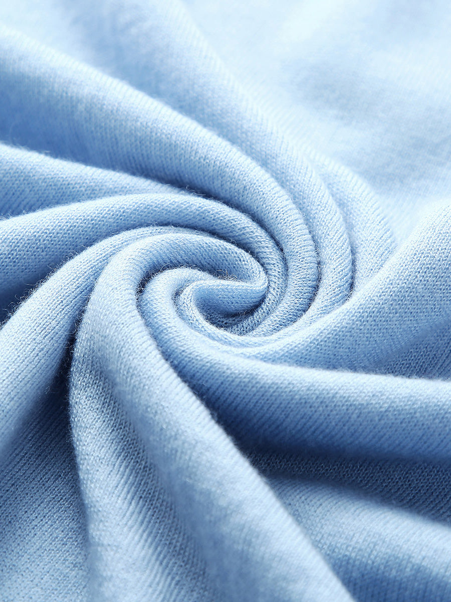 COMOBOCA Women's V-Neck Layered Knit Sweater