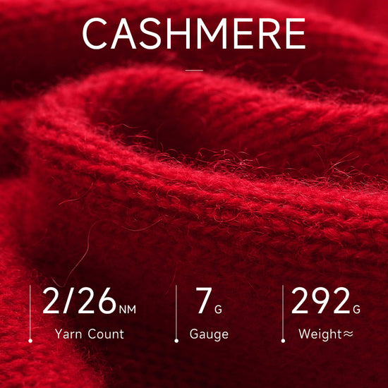 COMOBOCA 100% Cashmere Women's Cable Round Neck Knit Sweater