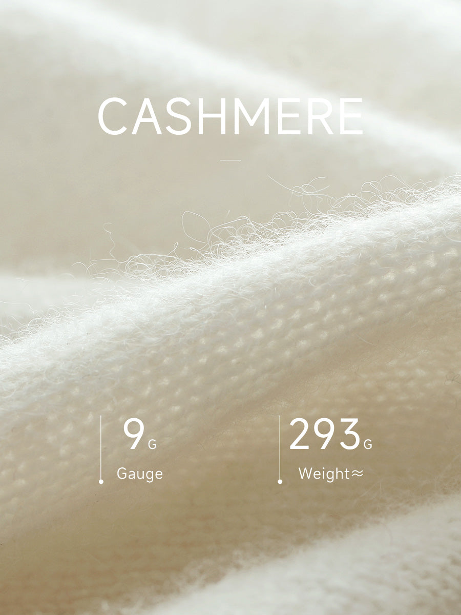 COMOBOCA 100% Cashmere Women's Cable Knit Cardigan