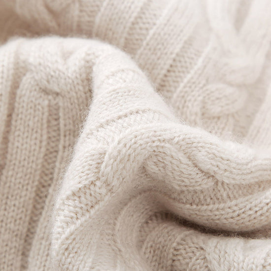 COMOBOCA 100% Wool Women's Cable Knit Button-Front Vest