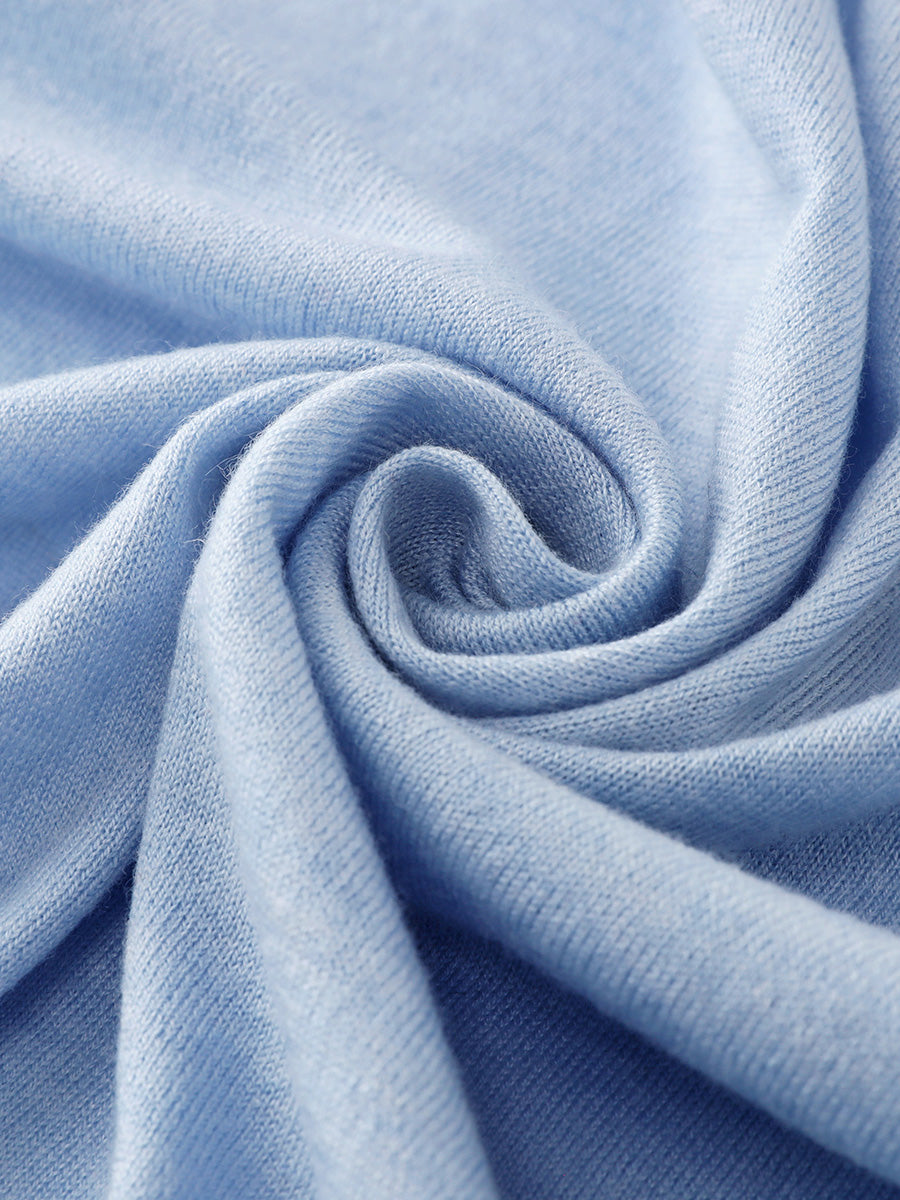 COMOBOCA Women's Heart Button Cropped Ruffle Bell Cardigan