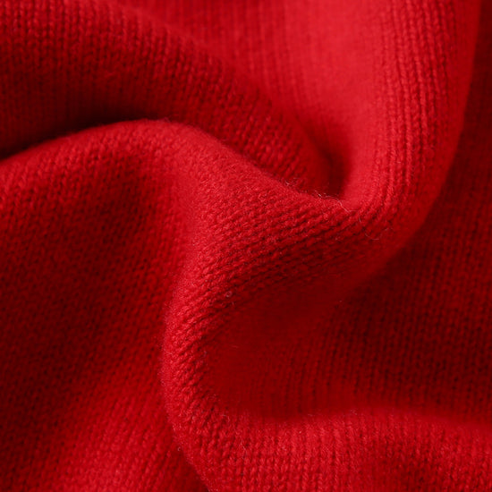 COMOBOCA 100% Wool Kids' Round Neck Sweater