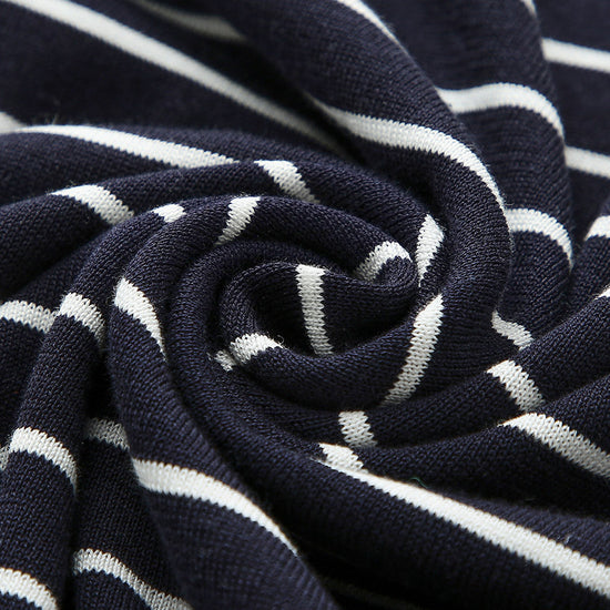 COMOBOCA Women's Striped Button Hooded Cardigan