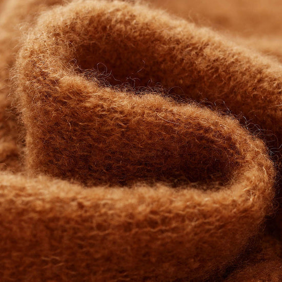 COMOBOCA Women's Fringed Triangle Knit Scarf