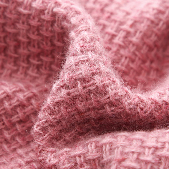 COMOBOCA 100% Cashmere Women's Knit Cardigan with Front Pockets