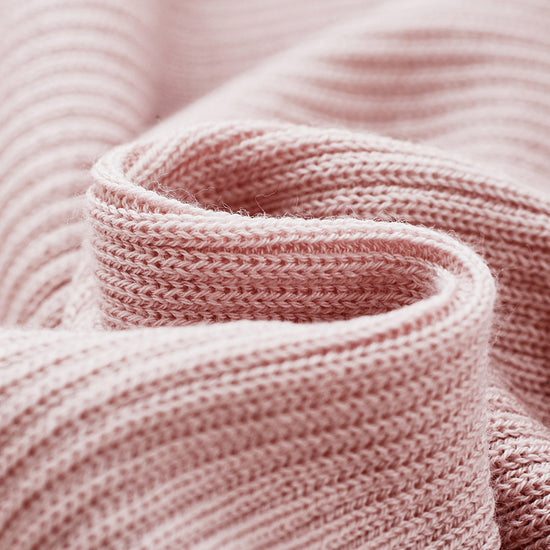 COMOBOCA Women's Ribbed Knit V-Neck Faux Cardigan