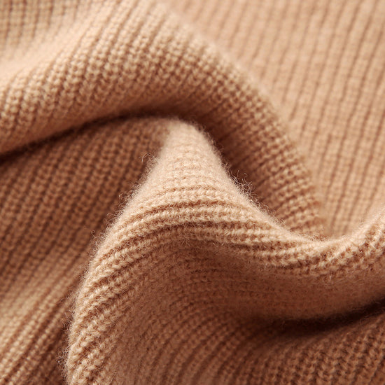 COMOBOCA 100% Wool Women's Dual Zip Cardigan with Pockets