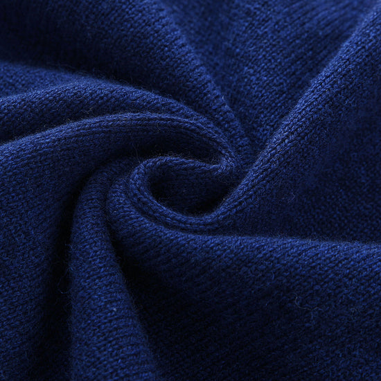 COMOBOCA 100% Wool Women's Fair Isle Inspired Button Down Cardigan